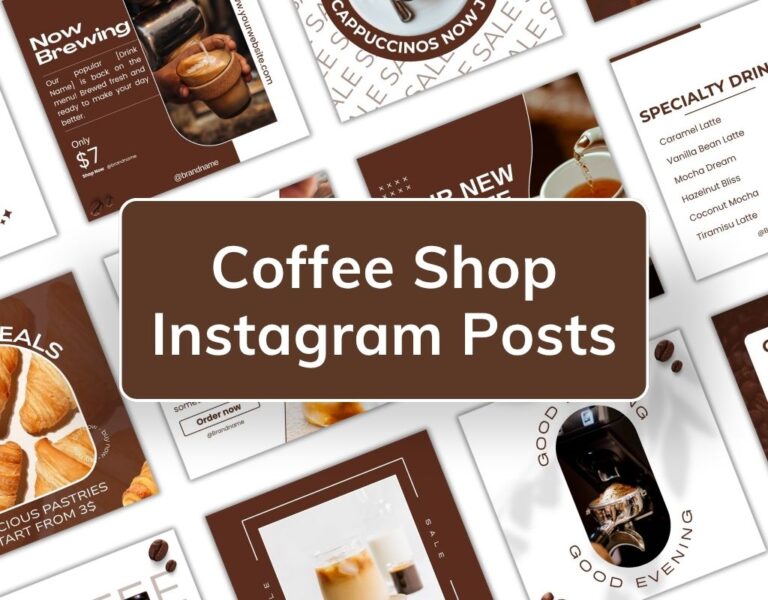 Coffee Shop Instagram Posts